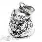 Preview: Tiger Biker-Bell Stainless Steel Ride Bell Motorcycle Lucky Bell Biker Gift